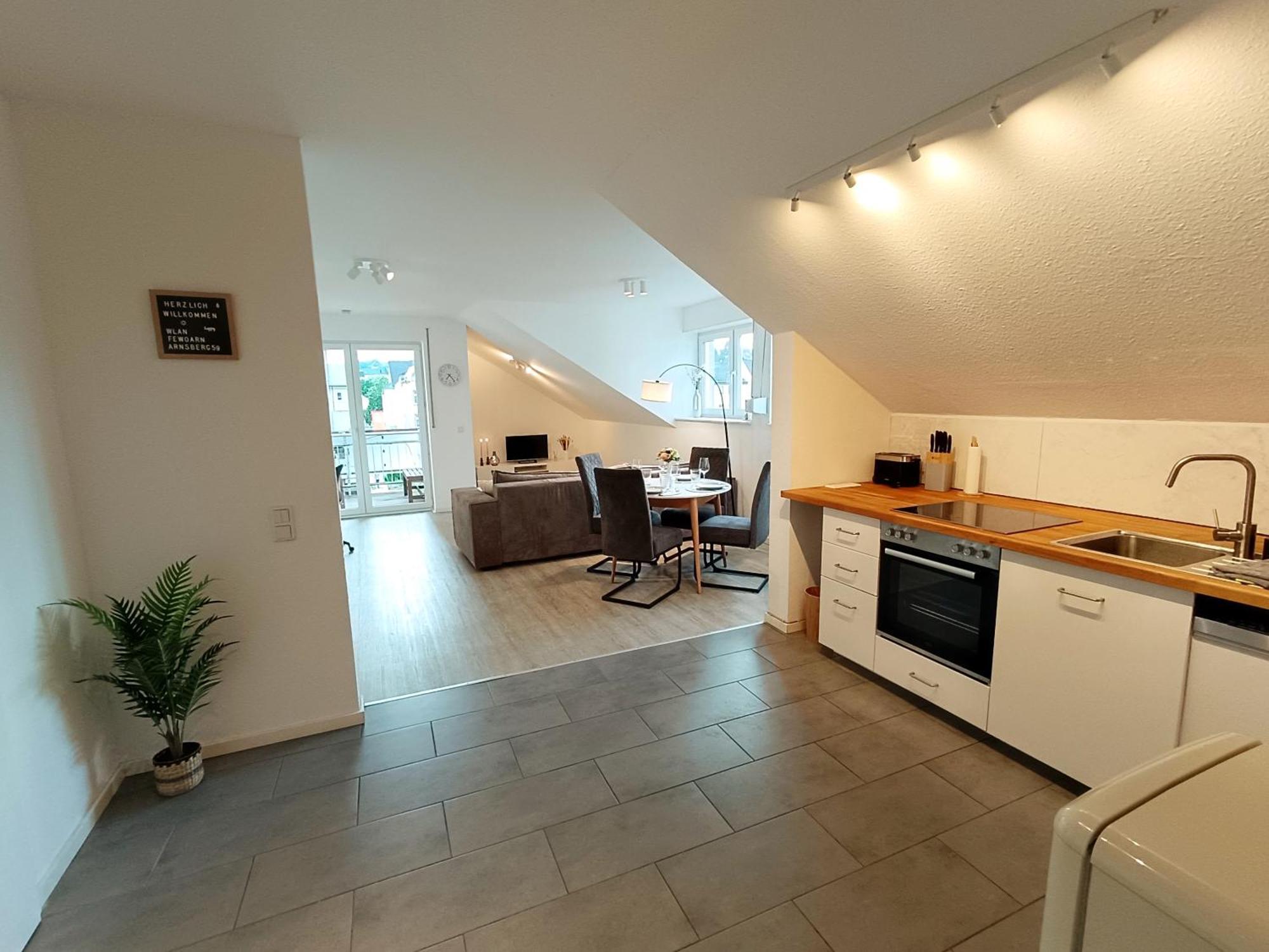 Ruhrheimat Ferienwohnung Am Ruhrtalradweg In Arnsberg Exteriér fotografie